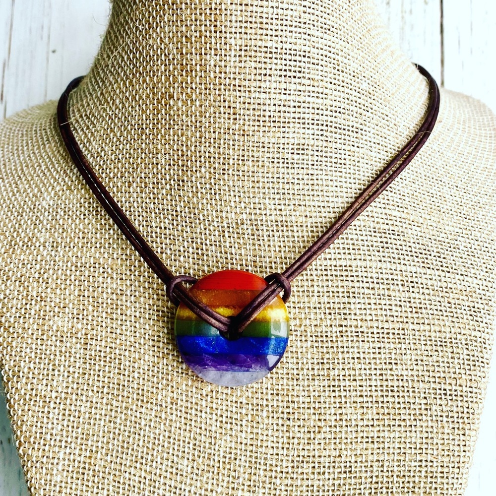 7 Chakra Choker Necklace